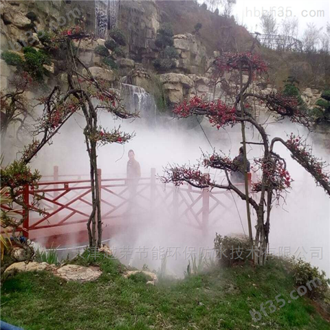 潍坊园林景观造雾工程-公园假山人造雾系统