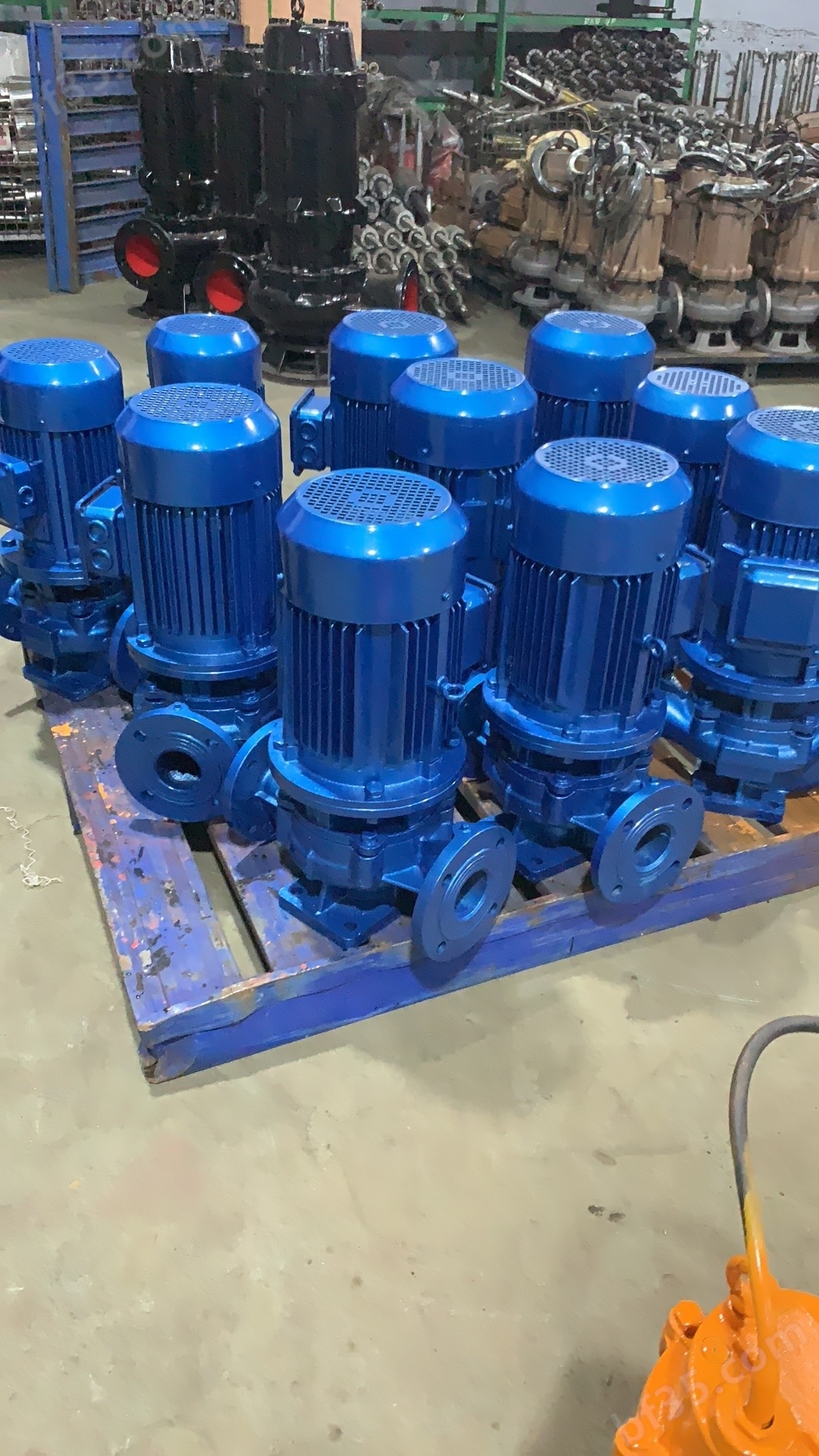 单吸立式离心泵 暖通制冷循环增压管道泵