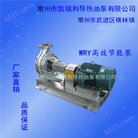 导热油泵wry26-20-100 配用电机0.75kw